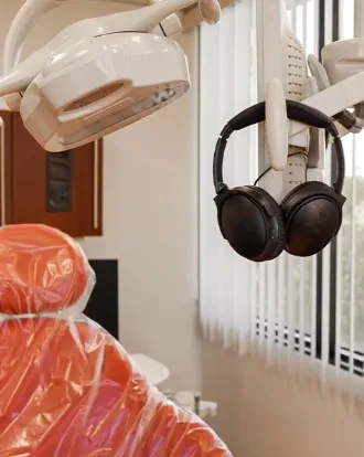 Bose headphones for patient comfort