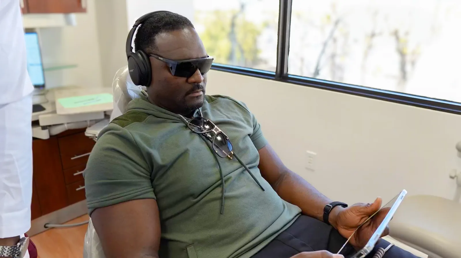 Relaxed patient in a dental chair, comfort-first care for Camarillo patients